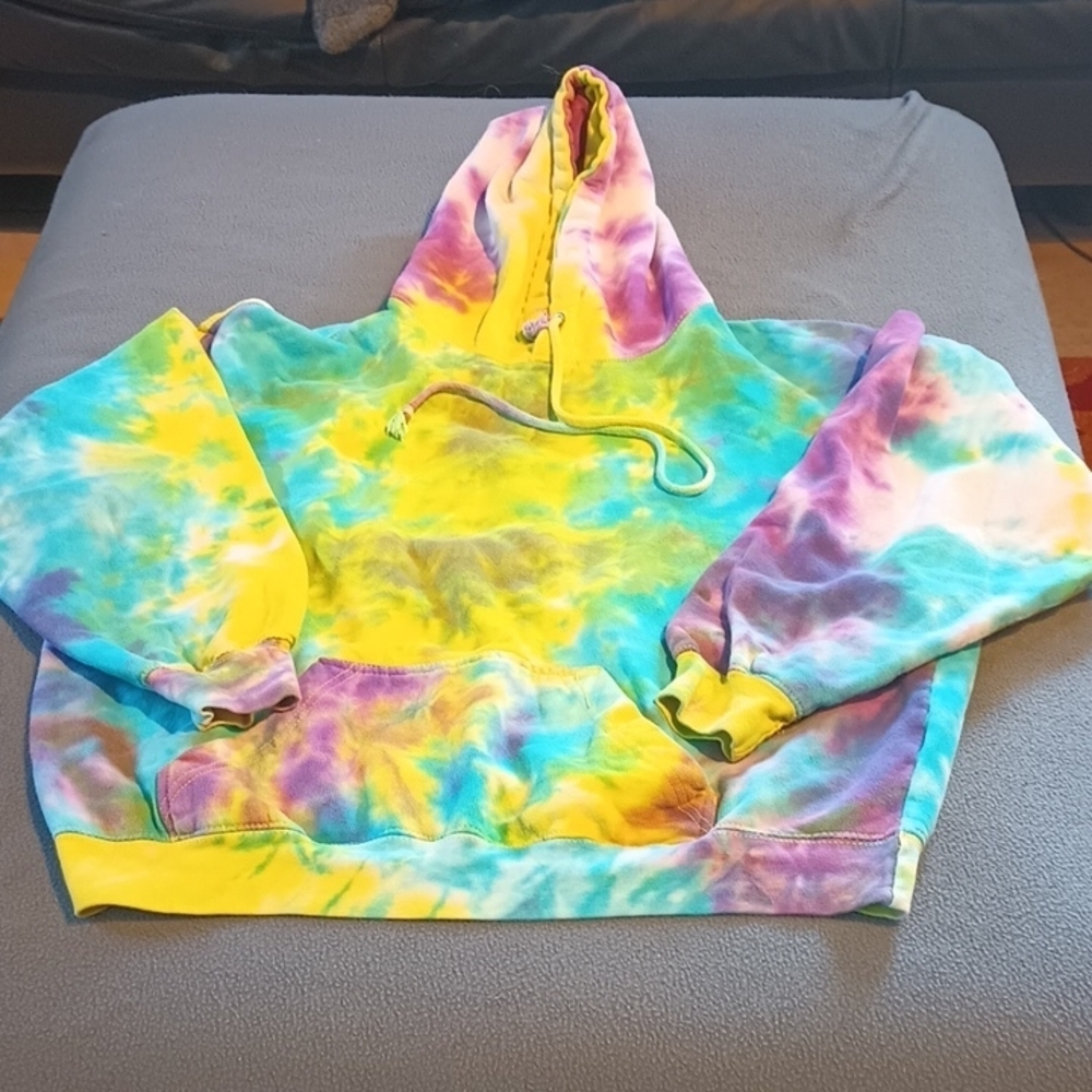 Colorful Tie-Dye Hoodie